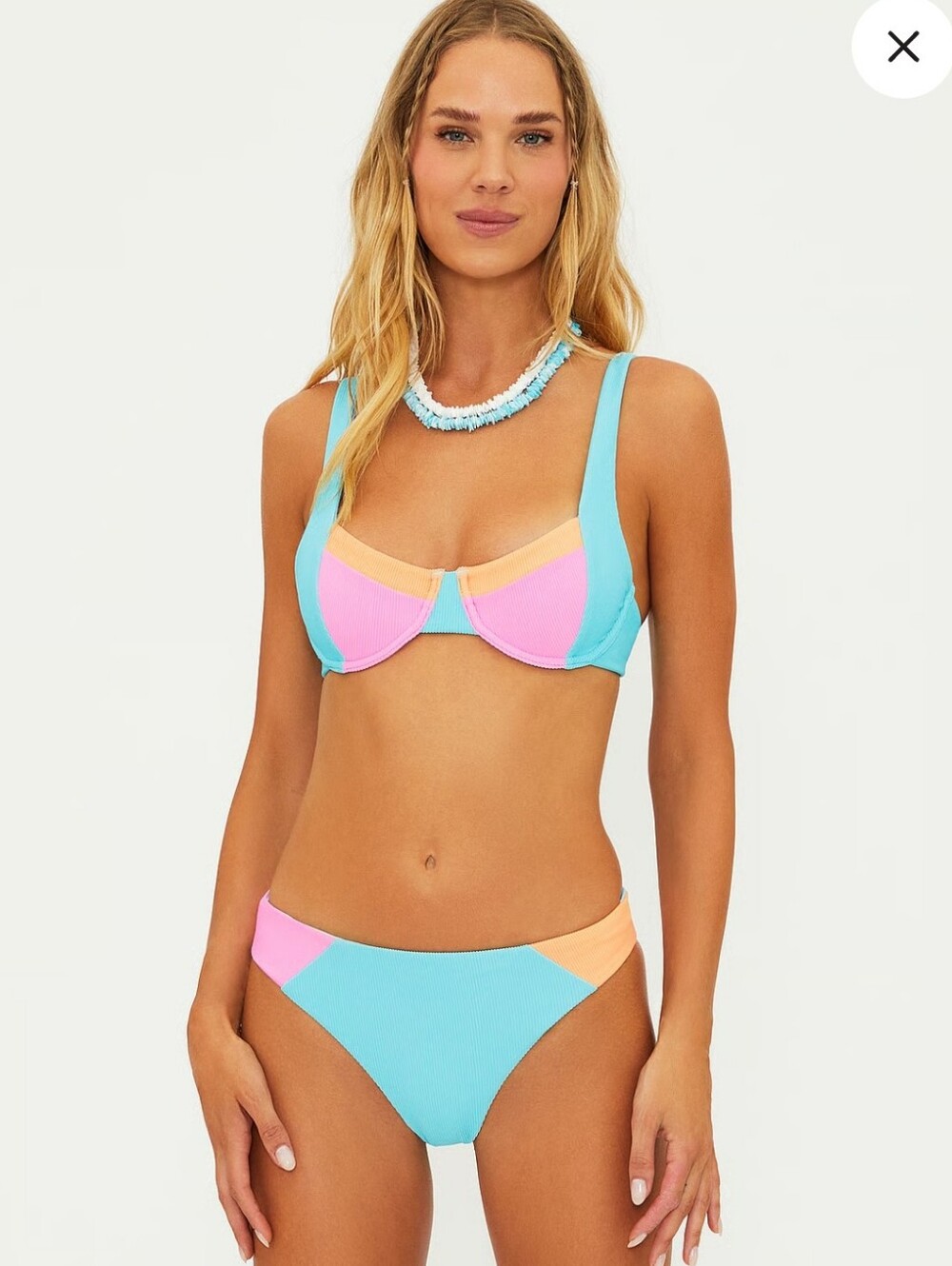 New!Beach Riot Kimora Colorblock Bikini Bottom